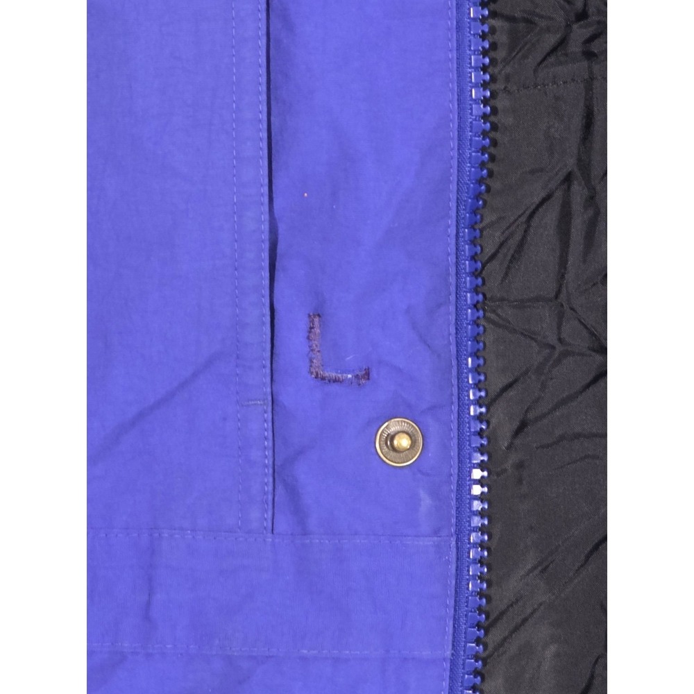 L.L. Bean Outdoors Vintage Insulated Parka Jacketβ Blue Black Men's Large - Picture 8 of 14